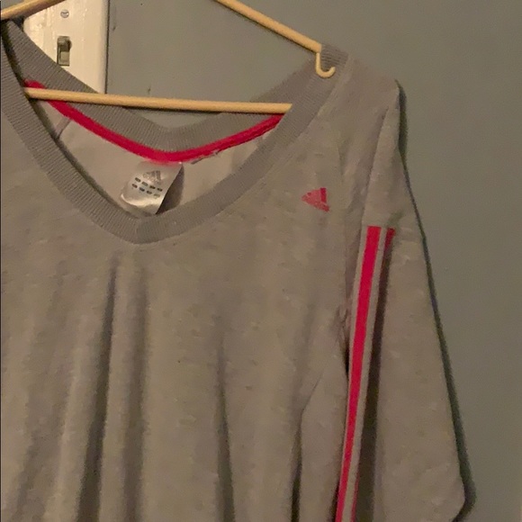 grey adidas long sweater
